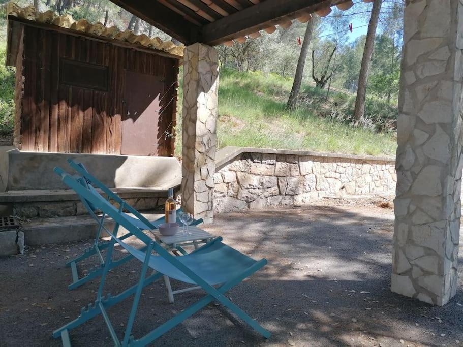 Studio Meyreuil-Terrasse-Au Calme En Campagne-Clim Exterior foto